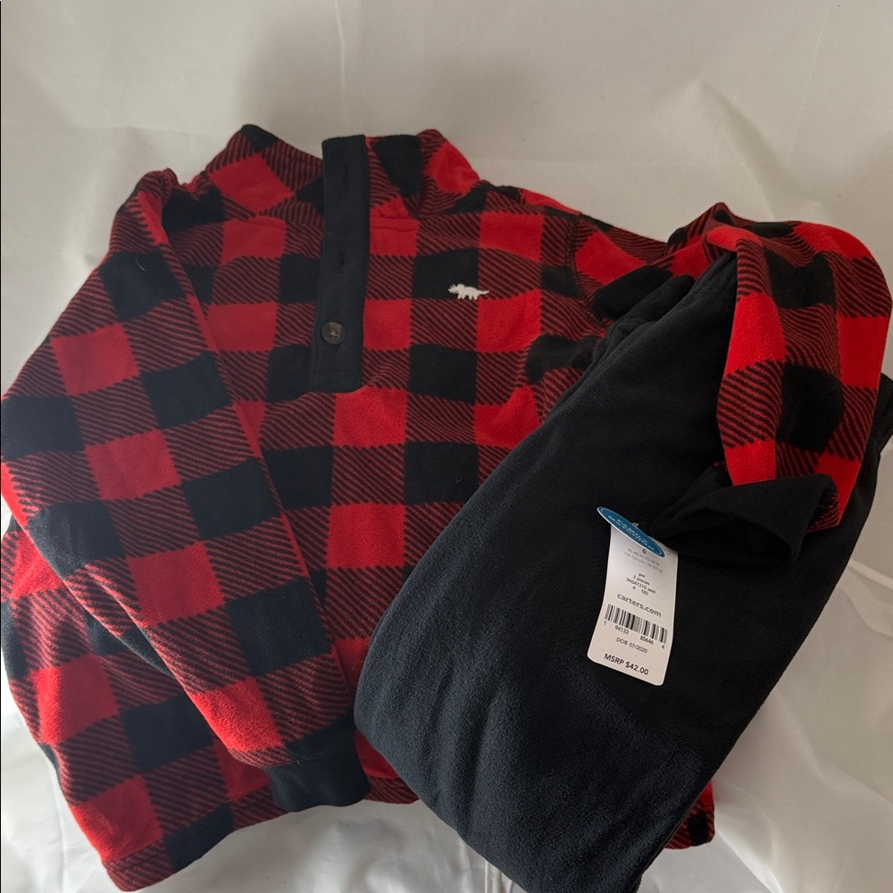 Carter's Black Fleece Pullover